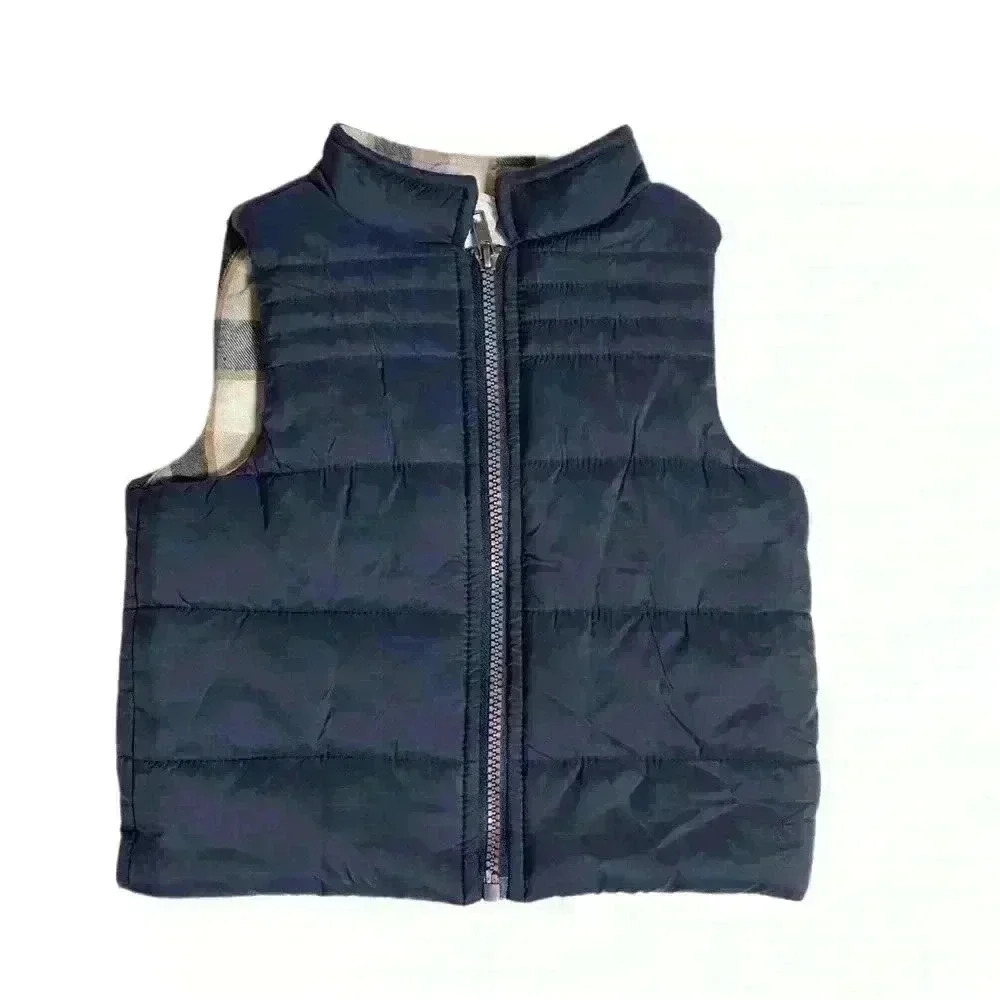 Tommy Bahama Toddler Boys Blue Puffer Padded Vest 24M